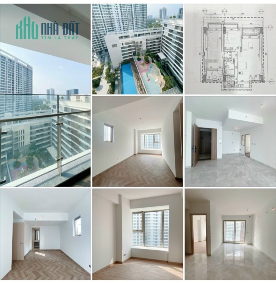 Bán gấp căn hộ Mitttown Phú Mỹ Hưng 86m giá lỗ 5,9 tỷ view hồ bơi
