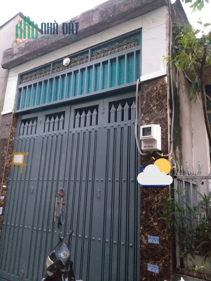 Bán Nhà Quận 12 gần HXH Đường Trương Thị Hoa 2 Tầng  Sổ Nở Hậu Hoàn Công Đủ Chỉ 2 Tỷ 500