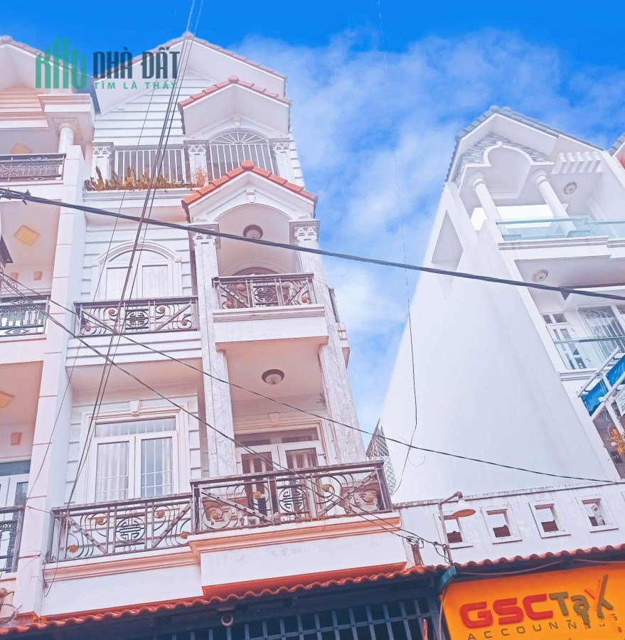 Bán gấp nhà Trần Thánh Tông, dt 76m2 4 tấm, hẻm 10m, thông chỉ 7.3 tỷ
