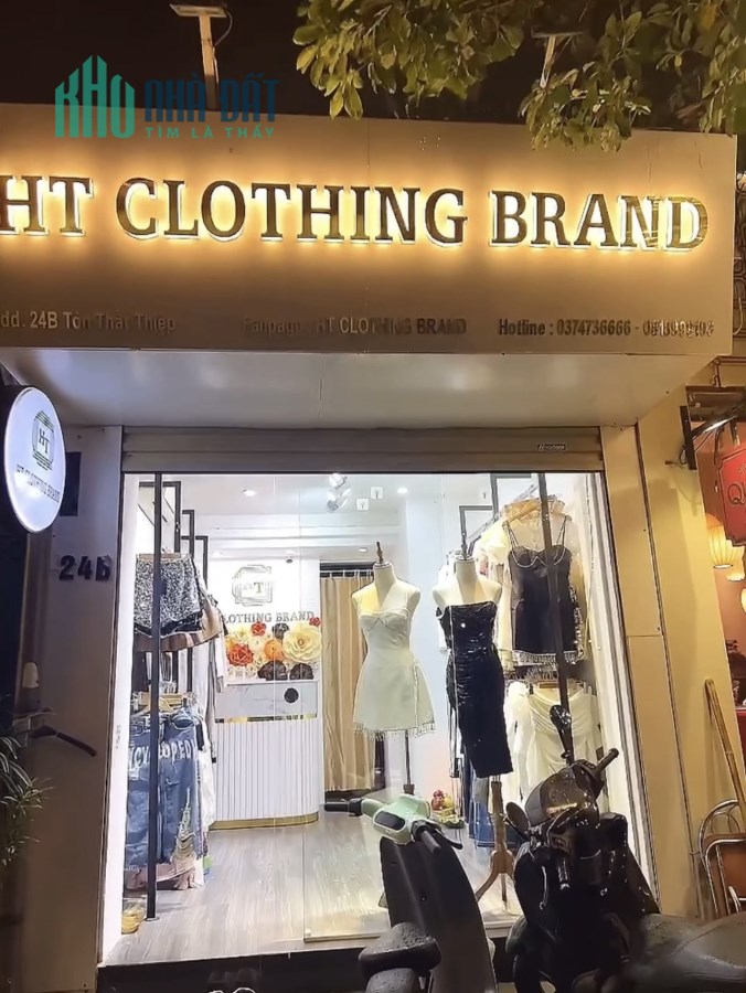 CẦN SANG NHƯỢNG LẠI CỬA HÀNG QUẦN ÁO TẠI ĐC SỐ 24B TÔN THẤT THIỆP, BA ĐÌNH.