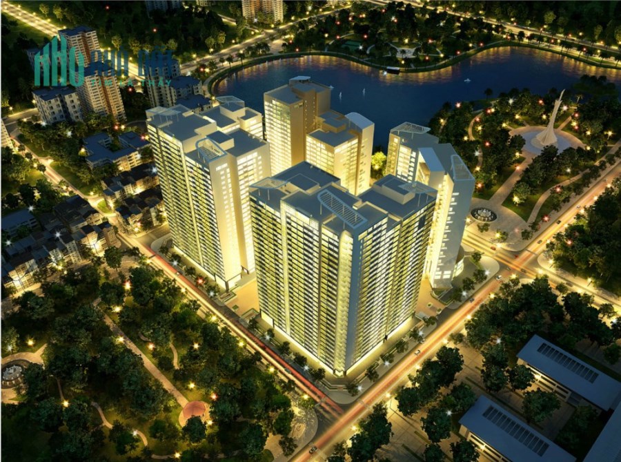 cho thue VP 145m thông sàn k bếp cc Mandarin Hoàng Minh Giám