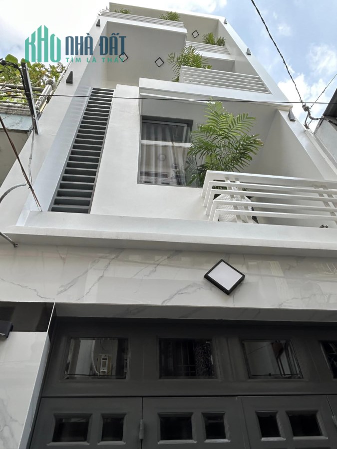 NHÀ HXH, 34m2, 4 tầng, Hoàng Văn Thụ Phường 4 Tân Bình