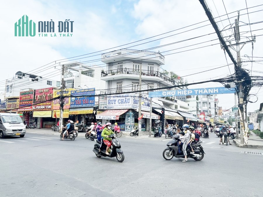 MẶT TIỀN KINH DOANH ĐỈNH CHỢ HIỆP THÀNH Q12 - NHỈNH 100TR/M2 - HÀNG HIẾM KHO TÌM.