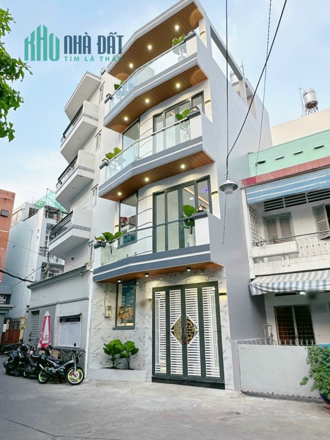 Nhà mới hẻm xe tải quay đầu đường Âu Dương Lân P3Q8. Trệt, 2 lầu, ST. Giá 6,8 tỷ TL