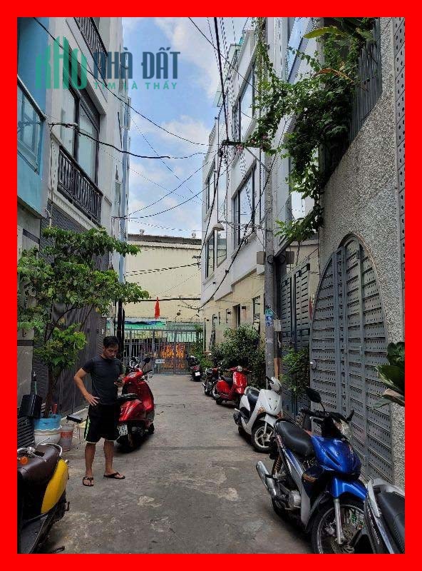 DUY NHẤT, ĐẸP, ĐỘC ĐÁO VỚI MẢNG XANH,HXH, 38m2, 4 TẦNG, ÂU CƠ P9 TÂN BÌNH