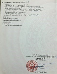 Chính Chủ Cần Bán Nhà Tại : Xã Hưng Lộc – Huyện Thống Nhất -Tỉnh Đồng Nai