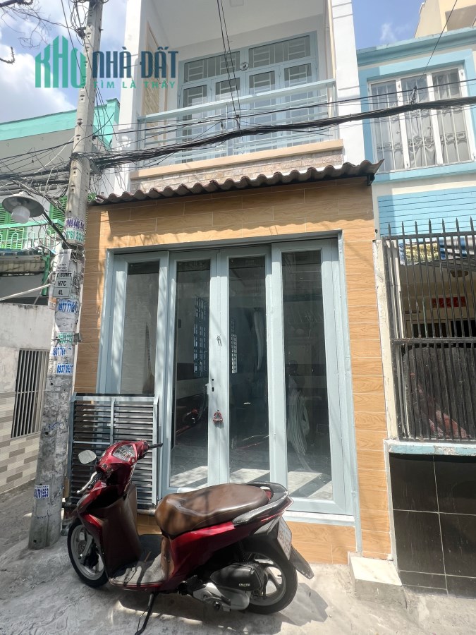 Nhà mới 2 tầng căn góc HXH đường Bùi Minh Trực P5 Q8 giá 3tỷ9 TL