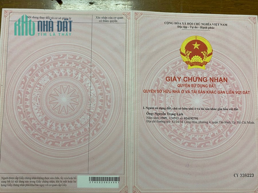 Đất nền thị trấn Nhà Bè, 5x20m giá chỉ 54 tr/m2 đường vào 11m, khu dân cư cao cấp, an ninh 24/24