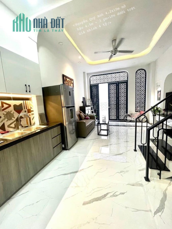 Tân Phú, Tân Sơn Nhì, 2 Tầng ,42m2, Nhà cực Xịn , Chỉ 4 Tỷ xx.