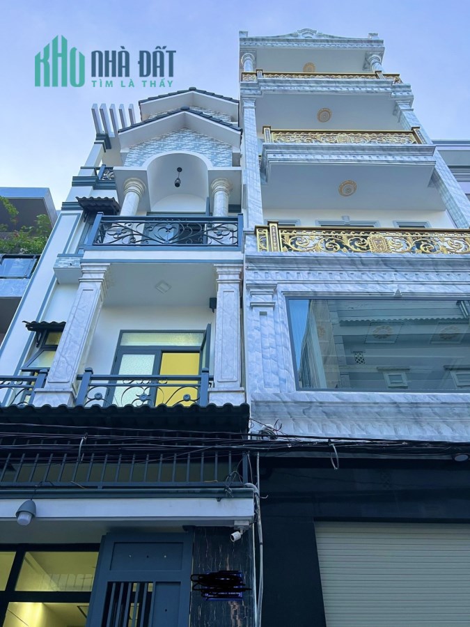 Bán nhà HẺM XE HƠI 7m Nguyễn Quang Diêu, Quận Tân Phú, 76m2(4X19), 5 TẦNG