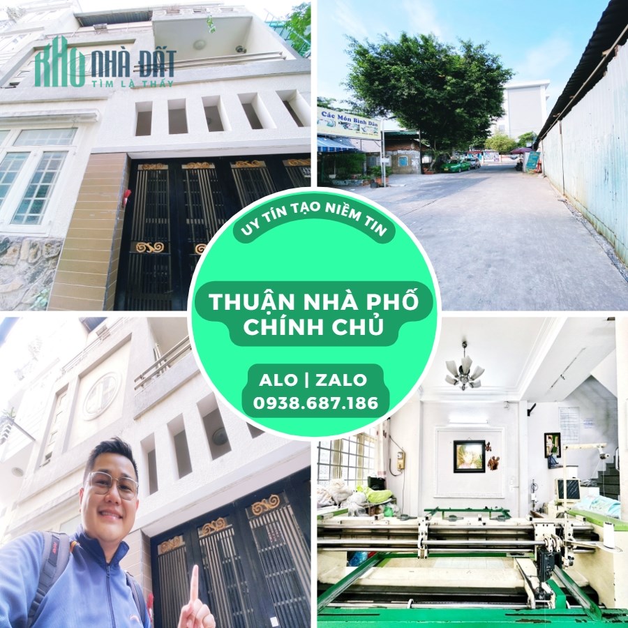 Nhà Bán Bình Thạnh, Phường 25, ĐH Ngoại Thương, Ngang 6M, Chỉ 5.x TỶ