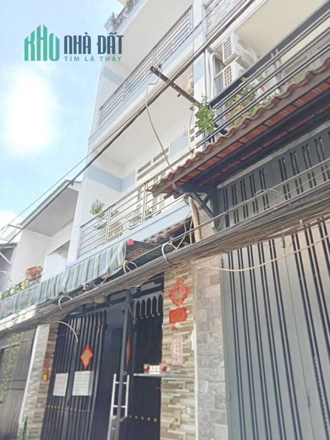 Nhà 4 tầng Nở hậu hẻm Chợ Sáng đường Bùi Minh Trực P5, Q8 - Giá 4.78 tỷ TL