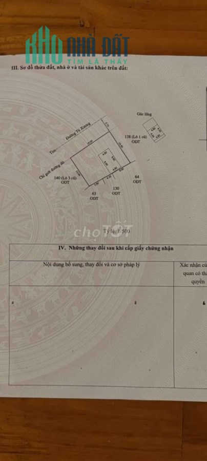 CHÍNH CHỦ CẦN BÁN LÔ ĐẤT MẶT TIỀN TẠI 12 TÚ XƯƠNG TÂY LỘC HUẾ.