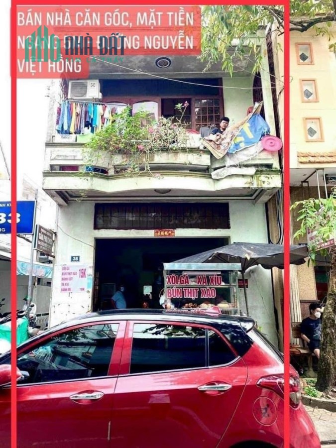 BÁN NHÀ GÓC MẶT TIỀN ĐƯỜNG NGUYỄN VIỆT HỒNG . DT 74,3m2 . Giá chỉ 12 tỷ