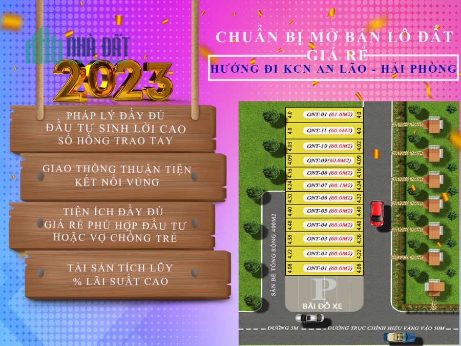 Chính chủ chuẩn bị ra mắt ô đất 3 mặt tiền nằm sát tỉnh lộ 362 tại Mỹ Đức An Lão Hải Phòng giá chỉ