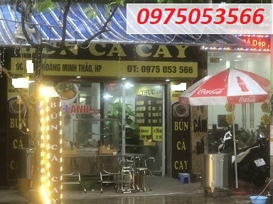Chính chủ nhượng quán bún cá cay đang hoạt động bình thường tại Minh Thảo, Lê Chân, Hải Phòng;