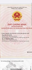 Chính Chủ Cần Bán Đất Xây Dựng Tại Hồ Chí Minh