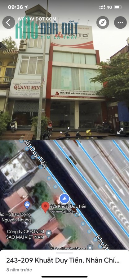 Bán Văn phòng Khuất Duy Tiến.Diện tích 86 m2.GIÁ 44 tỷ.