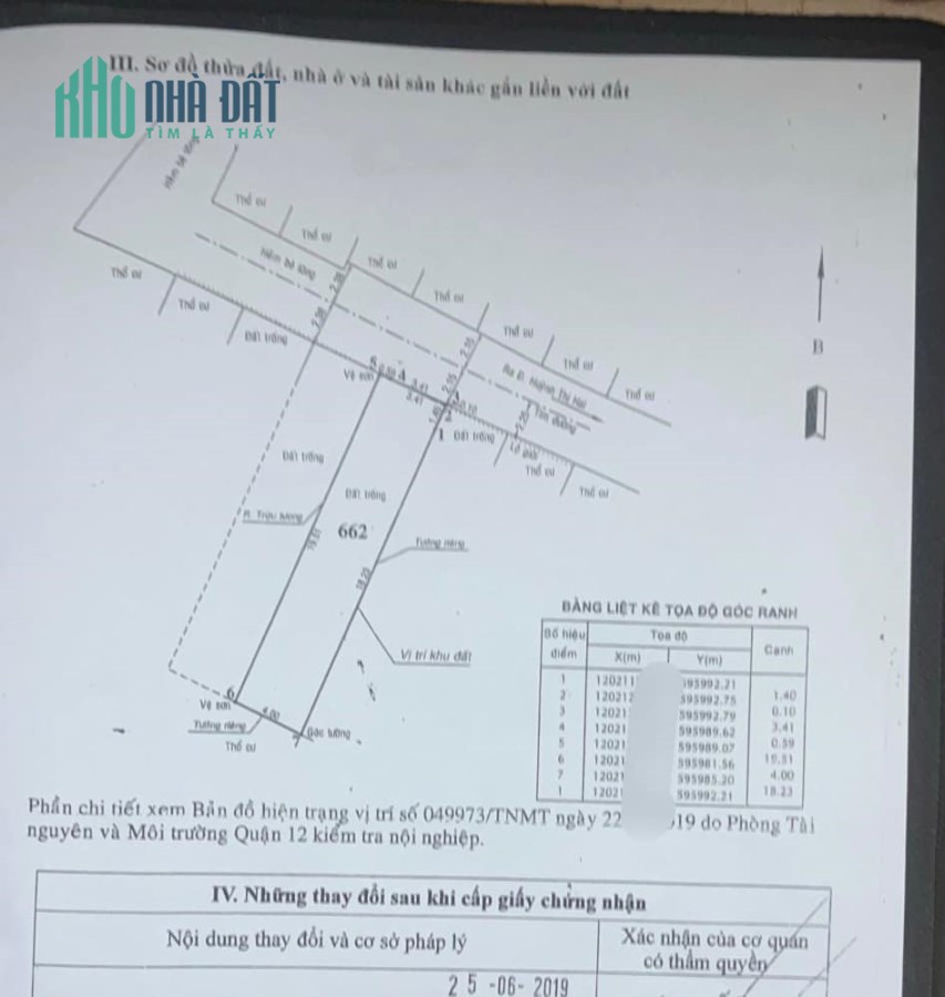 40 triệu m2 Đường ÔTô Thông - Nhà C4 80m2 Huỳnh Thị Hai - Q12