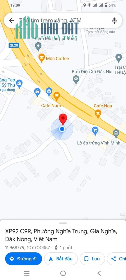 Sở Hữu Ngay Lô Đất Thổ Cư Hai Mặt Tiền Tại Phường Nghĩa Trung Tp Gia Nghĩa, Đăk Nông