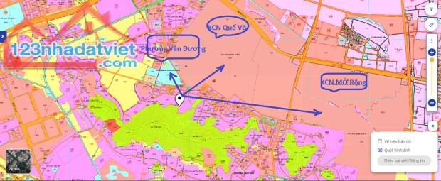 Bán đất tại Phường Vân Dương - TP Bắc Ninh.Diện tích: 71 m2,chỉ với giá 1 tỉ 650tr.
