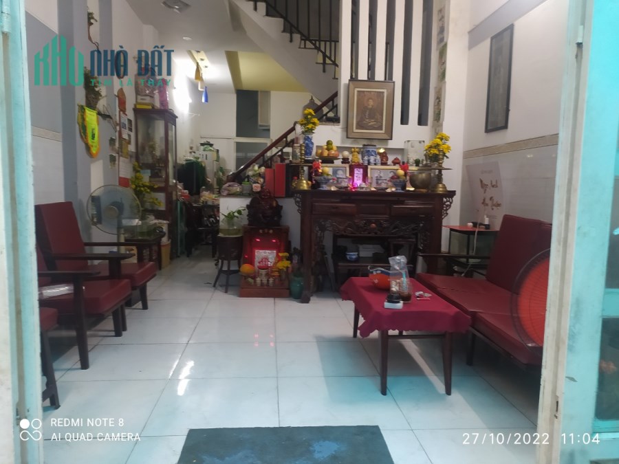 NHÀ 3 TẦNG, BTCT, HẺM THÔNG, TRUNG TÂM TÂN PHÚ, 6,35 TỶ