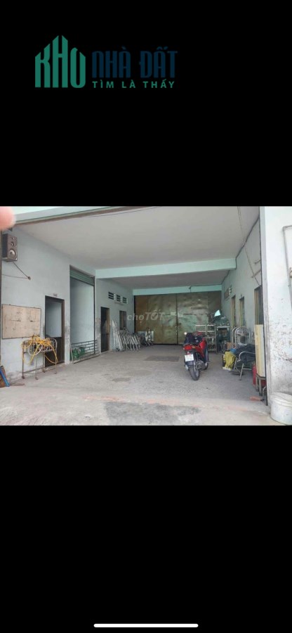 CHO THUÊ  NHÀ XƯỞNG TỈNH LỘ 10 - TÂN TẠO - BÌNH TÂN. 1600m2