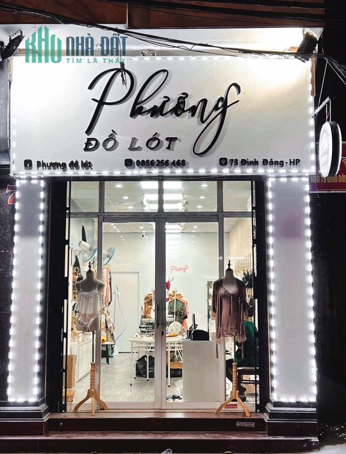 CẦN SANG NHƯỢNG LẠI SHOP TẠI ĐỊA CHỈ SỐ 73 ĐÌNH ĐÔNG, LÊ CHÂN, HẢI PHÒNG