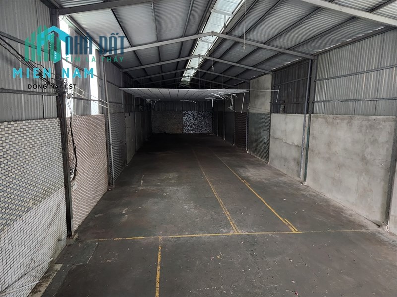 CHO THUÊ : Kho xưởng phường Hố Nai dt 10x50m.Mặt bằng trống suốt phù hợp là kho