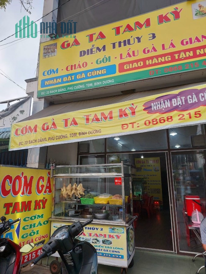 CẦN SANG NHƯỢNG LẠI MẶT BẰNG ĐƯỜNG BẠCH ĐẰNG, PHÚ CƯỜNG, TDM