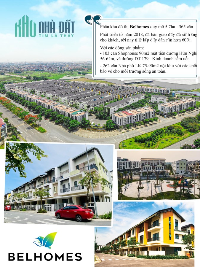 Chỉ cần hơn 3 ty sở hữu ngay căn nhà phố trong KĐT chuẩn Singapore đầy đủ tiện ích, dân cư văn minh.