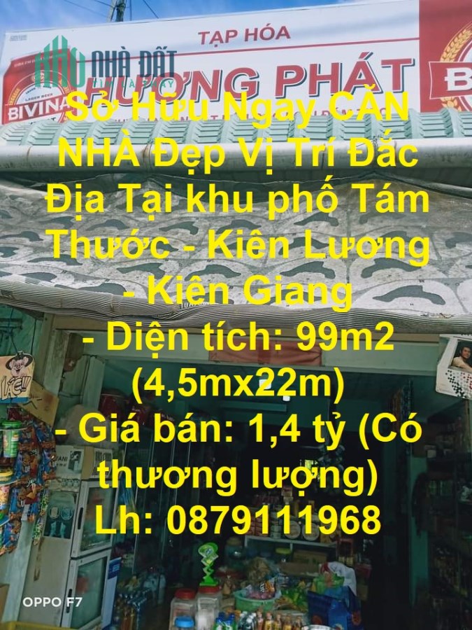 Sở Hữu Ngay CĂN NHÀ Đẹp Vị Trí Đắc Địa Tại khu phố Tám Thước - Kiên Lương - Kiên Giang