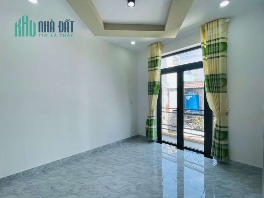 BÁN NHÀ MỚI HAI MẶT TIỀN HẺM xe ô tô BÙI QUANG LÀ P12,GÒ VẤP kèm nội thất cao cấp, 5.7 T