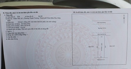 Chính chủ Cần Tiền Kinh Doanh Bán Nhanh Lô Đất Đẹp khu TDC số 1, Thanh Trường, Điện Biên Phủ