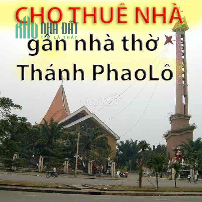 nhà VIP cho thuê.gần Nhà Thờ Thánh Phaolô Bình Tân , nhà đẹp mới xây