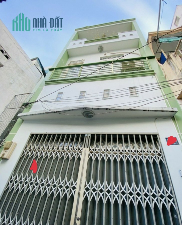Bán Nhà HXH Nguyễn Thái Bình Tân Bình 30m2 Giá chỉ 3tỷ95 với 4 tầng BTCT