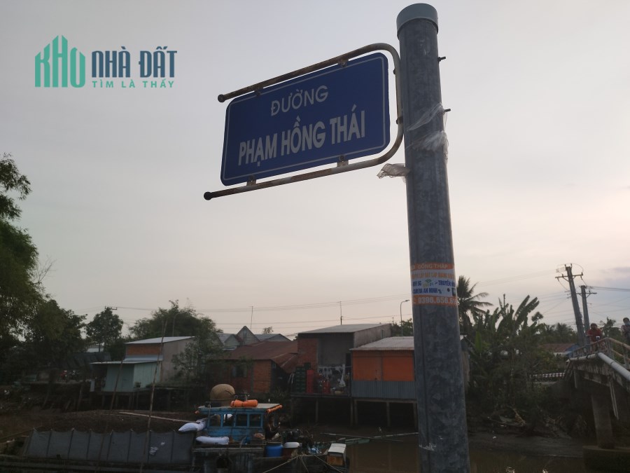 Bán Đất Mặt Tiền View Sông, phường Tân Quy Đông, Trung Tâm Làng Hoa Sa Đéc