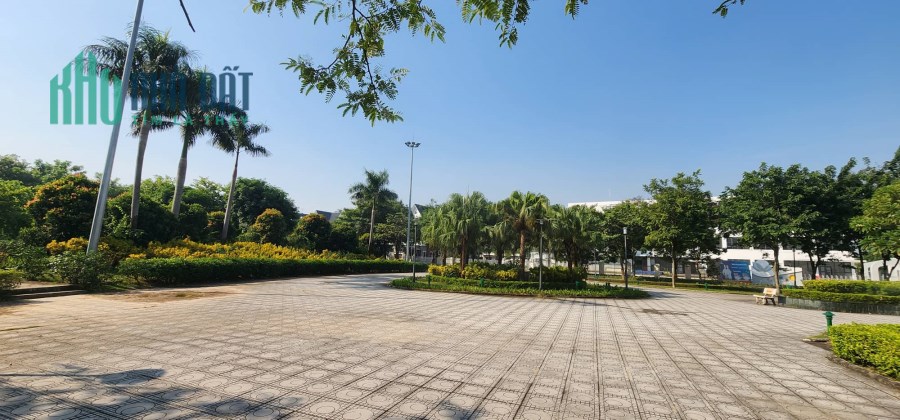 Bán Biệt thự Song lập Geleximco, Lê Trọng Tấn Hà Đông, 268m Gara Ô tô, thang máy, 18,x tỷ