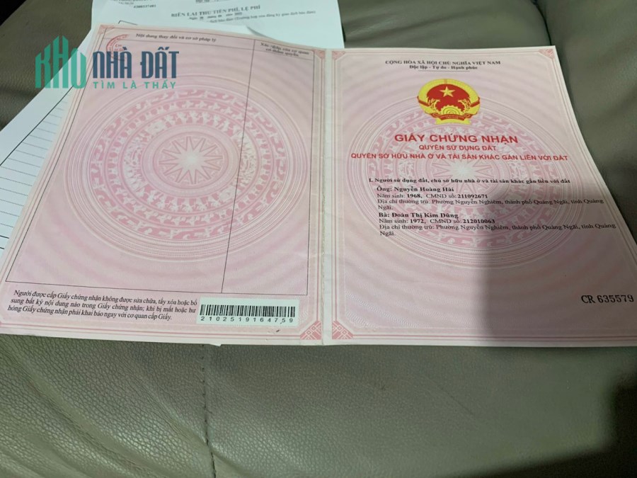 Chính chủ cần bán Nhà mặt tiền Nguyễn Nghiêm