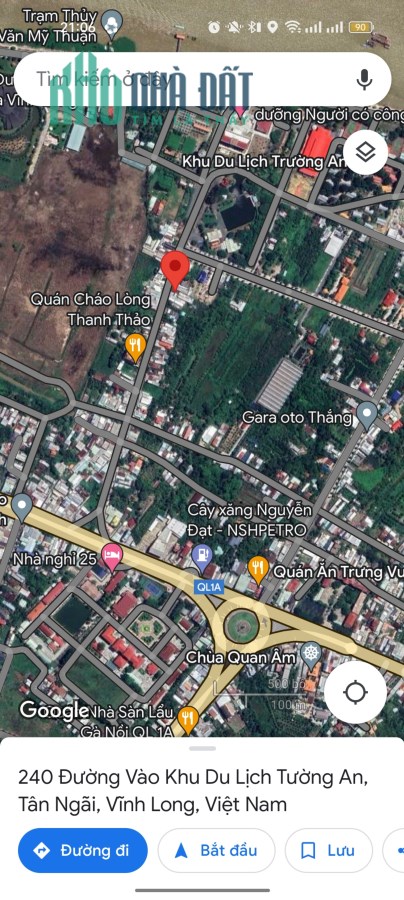 Bán lô đất mặt tiền thích hợp đầu tư tại vĩnh Long