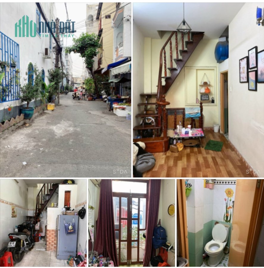 Bán nhà HXT đường Ni Sư Huỳnh Liên Tân Bình, 14m2, 2.7x5.4, 3 tầng, 2PN, giá 1.95 tỷ TL chính chủ.