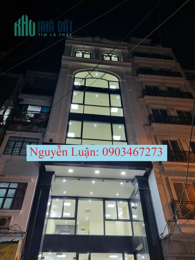 Tòa nhà VP MP Cát Linh quận Đống Đa 100m MT6.3m 9 tầng Thang máy nhà mới nhỉnh 51 tỷ