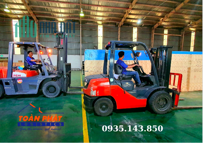 Toàn Phát cho thuê kho chứa hạt nhựa KCN Sóng Thần 1
