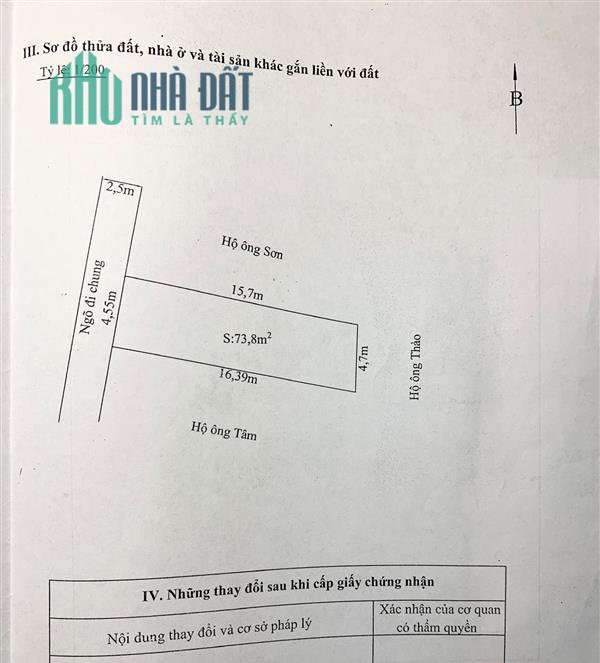 Bán đất mặt ngõ 205 Ngô Gia Tự - Hải An 74m GIÁ chỉ 2.37 tỉ ngay gần Văn Cao