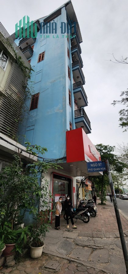 BÁN NHÀ MẶT PHỐ QUAN HOA , 80M x 9 TẦNG, THANG MÁY, LÔ GÓC, 2 VỈA HÈ, Ô TÔ, NHỈNH 28 TỶ, LH