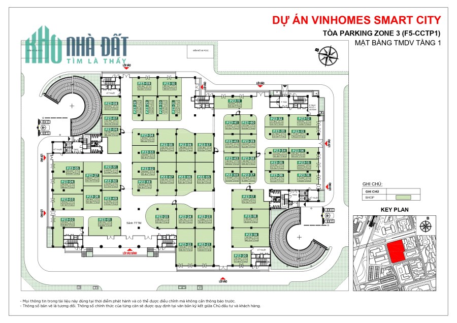 Cho thuê shop chân đế quản lý vận hành trực tiếp bởi Vinhomes. LH O96.4433.678