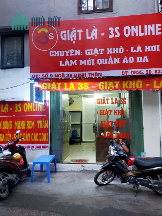 Chính chủ cần nhượng quán giặt là số 9 ngõ 39 Đình Thôn khu VIP nhất Mỹ Đình