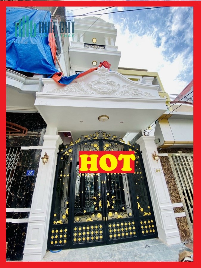 Bán nhà phân lô 92m x 4 tầng mới tinh đường 10m GIÁ 7.4 tỉ ngay Chợ Hàng - Dân Lập